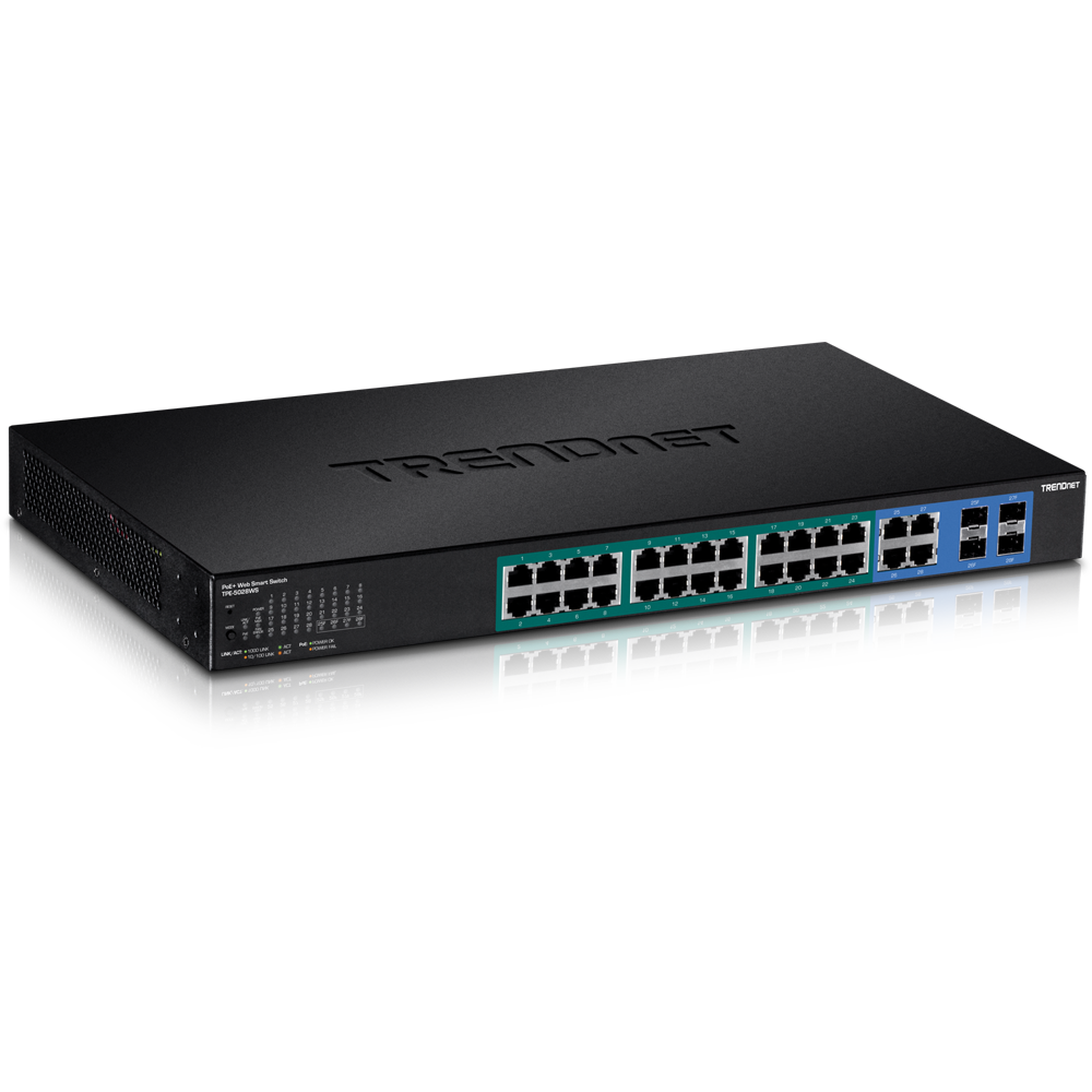 Trendnet TPE-5028WS 28-Port Gigabit Web Smart  PoE+ Switch